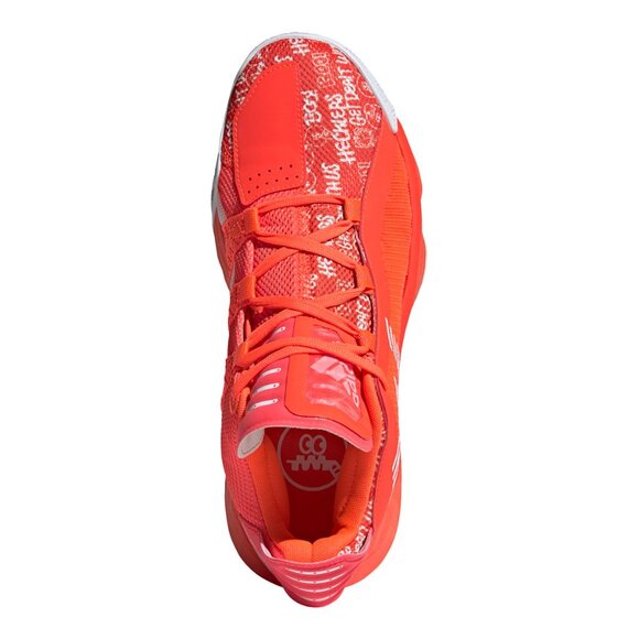 Brand New adidas Women's Dame 6 Hecklers Basketball Shoes Red - Performance - Picture 4 of 9